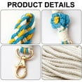 thumbnail image 3 of 2pcs Retro pastoral style small Daisy wrist strap Keychain Handmade DIY, 3 of 5