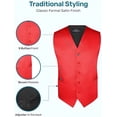 thumbnail image 3 of S.H. Churchill & Co. Men's 4 Piece Vest Set, with Bow Tie, Neck Tie, and Pocket Square, 3 of 8