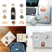 Waterproof Boho Stickers Pack, Laptop Stickers 100pcs, Aesthetic Stickers, Vinyl, Vsco, Cute Stickers for Water Bottle Computer, Bohemia Aesthetic Vintage Stickers for Adults Women Kids Teen Girls