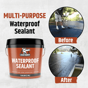 Liquid Rubber Multi-Surface Waterproof Sealant, Black, Indoor & Outdoor, 1 Quart