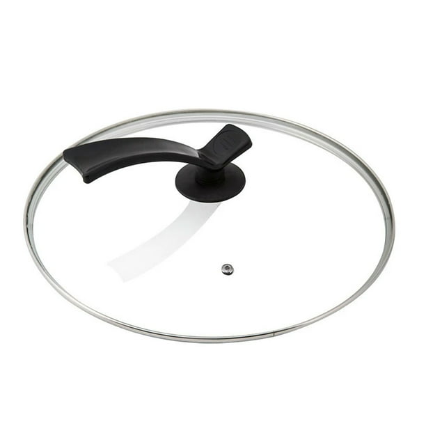 Tapa de vidrio templado, tapa multiusos para ollas, tapa visible para wok doméstico.