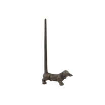 HANDCRAFTED NAUTICAL D√âCOR Rustic Copper Cast Iron Dog Paper Towel Holder 12"