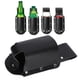 thumbnail image 3 of Funda para Botella de Vino Funda para Lata de Bebida de Cerveza Portátil de PU de Cuero Bolsa de Almacenamiento de Cerveza Embotellada para Barbacoa de Senderismo Al Aire Libre Dioche Bolsa de transporte de vino, 3 of 7