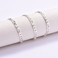 thumbnail image 4 of Collar De Plata Esterlina 925 3,5 Mm Cadena Para Hombres Figaro Extendido Pareja Colgante Suéter Regalo, 4 of 4