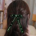 thumbnail image 4 of Modelos navideños Lazo de terciopelo Cinta Pinzas para el cabello Pinza superior para la parte posterior de la cabeza para mujer Accesorios para el cabello dulces y lindos Akmoler, 4 of 8