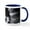 White/Navy Inside, variant on CafePress - Grey Wolf In Snow Mugs - 11 oz Ceramic Mug - Novelty Coffee Tea Cup