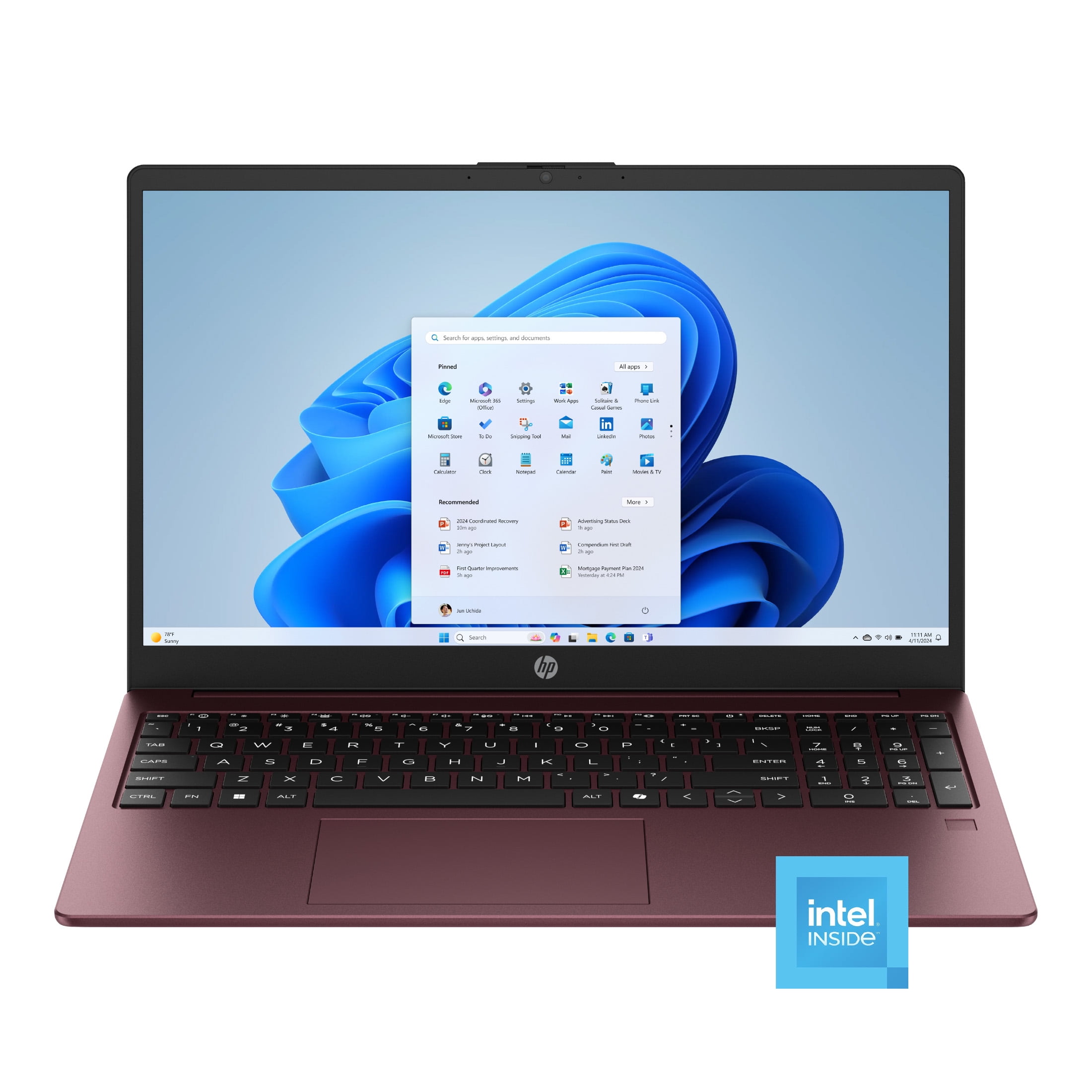 HP 15.6 inch HD Windows 11 Laptop Intel Processor N200 4GB RAM