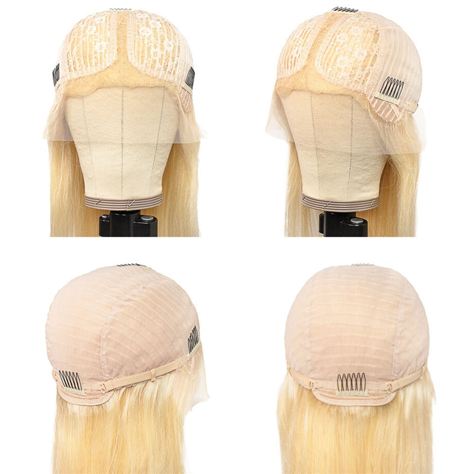 T Part Lace Frontal 613 Blonde Wig Virgin Human Hair Pre Plucked 10-34Inch Silky Straight 13x1x4 Lace Front with Baby Hair Middle Part 150% Density