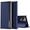 Deep blue, variant on Thin Slim Flip Case for Xiaomi Redmi Note 12 4G with Stand, Business PU Leather Shockproof Protective Phone Cover Case for Xiaomi Redmi Note 12 4G CX Red