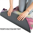 thumbnail image 3 of Pioneer Flower Floral Print Pattern Hot Yoga Mat Towel Non Slip for Hot Yoga - Quick-Drying Yoga Mat Cover with 4 Corner Pockets with Travel Bag - Hot Yoga Towel Non Slip 74"x26", 3 of 6