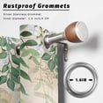 thumbnail image 2 of Outdoor Curtains for Patio Waterproof, Sunflowers Outdoor Privacy Panels Grommet, Yellow Floral Bees Green Leaves Watercolor Blackout Outside Curtains for Porch/Cabana/Pergola/Gazebo 54"x84", 1 Panel, 2 of 8