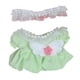 thumbnail image 5 of Vestido de princesa para muñeca de peluche, mono de muñeca, falda con mangas abullonadas, crea tus propias muñecas verde, 5 of 9