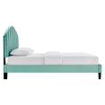 thumbnail image 2 of Modway Daisy Performance Velvet Twin Platform Bed, Multiple Colors, 2 of 3