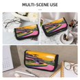 thumbnail image 5 of Fotbe Retro Futuristic Landscape Pattern Pencil Case,Canvas Pen Case, Multi- Slot Pencil Pouch, Portable Pencil Bag, Pen Case for& Office, Makeup Bag ,Zipper Pouch, 5 of 6