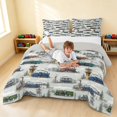 thumbnail image 3 of Erosebridal Train King Size Comforter Sets, Snow Comforters King Size, Snow Train, Gray Reversible 3-Piece 1 Comforter and 2 Pillowcases, 3 of 6