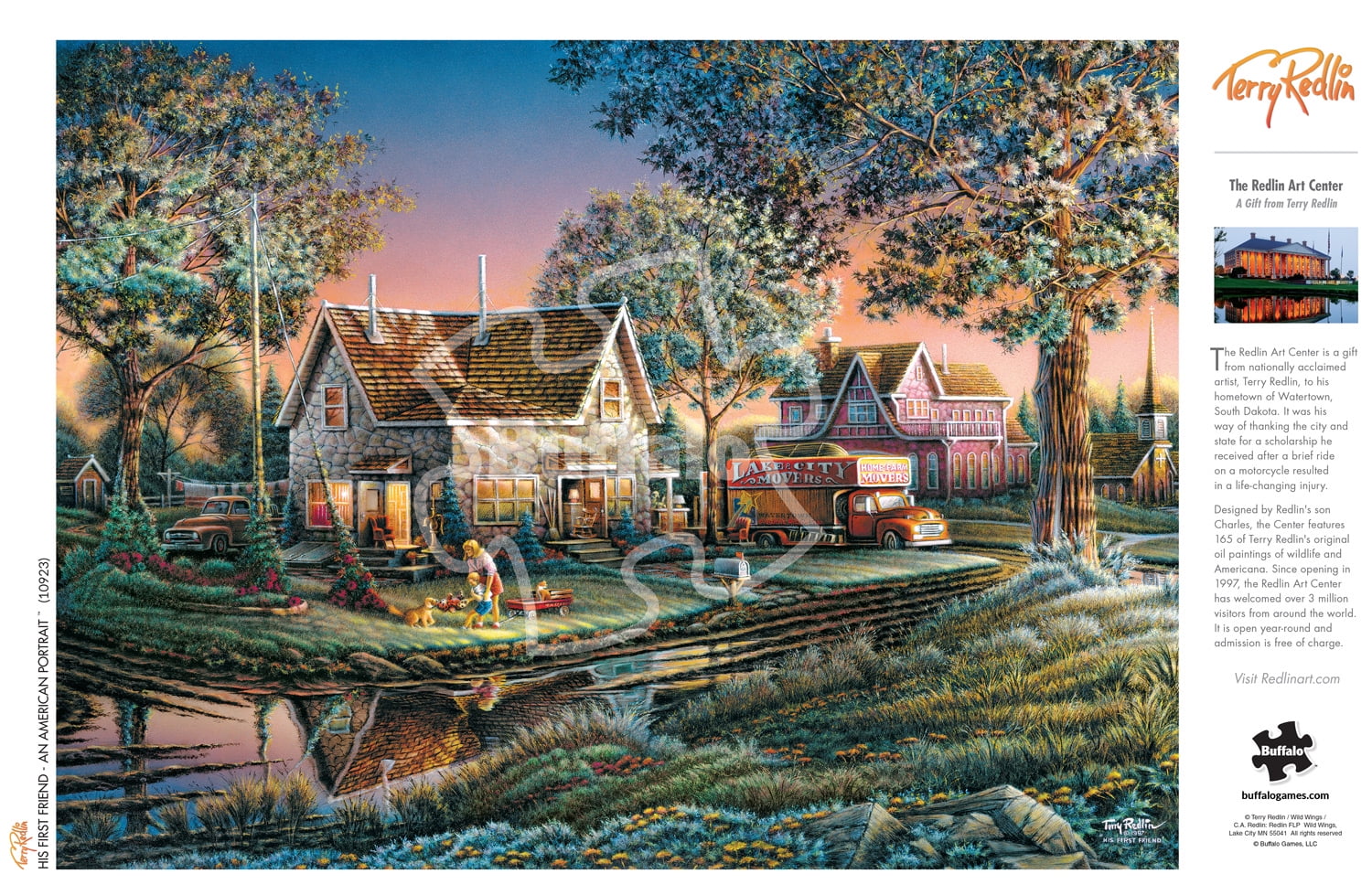 Buffalo Games 1000-Piece Terry Redlin His First Friend - An American Portrait Jigsaw Puzzle
