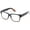 Black/Tortoise, variant on IG Unisex Thick Frame Quality Build Clear Lens Fashion Glasses in Black/Tortoise