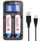 thumbnail image 1 of Cargador de Batería 18650 FARSAIL Pantallas LCD Universal 3.7V Lithium ion, 1 of 2