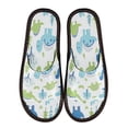 thumbnail image 3 of Unisex Travel Sandals House Slippers Includes Free Storage Bag for Hotel, Travel, Home Adorable Ccartoon Dinosaur, 3 of 8