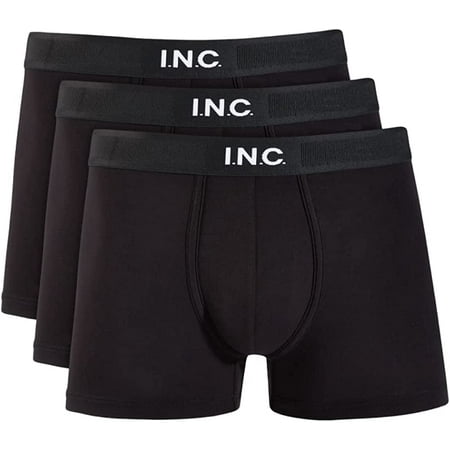 

INC International Concepts Men’s Solid Trunks 3-Pack (Deep Black Large