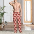thumbnail image 2 of Hirioo Basset hound dog with paw for Men's PJ Pajama Pants Sleep Pants Men's Home Trousers with Pockets,S-3XL-Large, 2 of 6