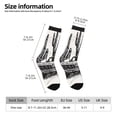 thumbnail image 2 of KLL Vintage Cactus Pickup Print Cool Socks Men's Women's Crew Socks Funny Crazy Novelty Stockings, 2 of 6