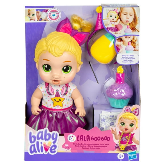 Muñeca Hasbro Baby Alive Fiesta de Cumpleaños Lala GoGoo
