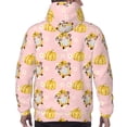 thumbnail image 7 of Lsque Watercolor Gnomes Pattern Casual Men's Hoodie,Hooded Sweatshirt with Kangaroo Pocket,Pullover Hoodie-4X-Large, 7 of 7