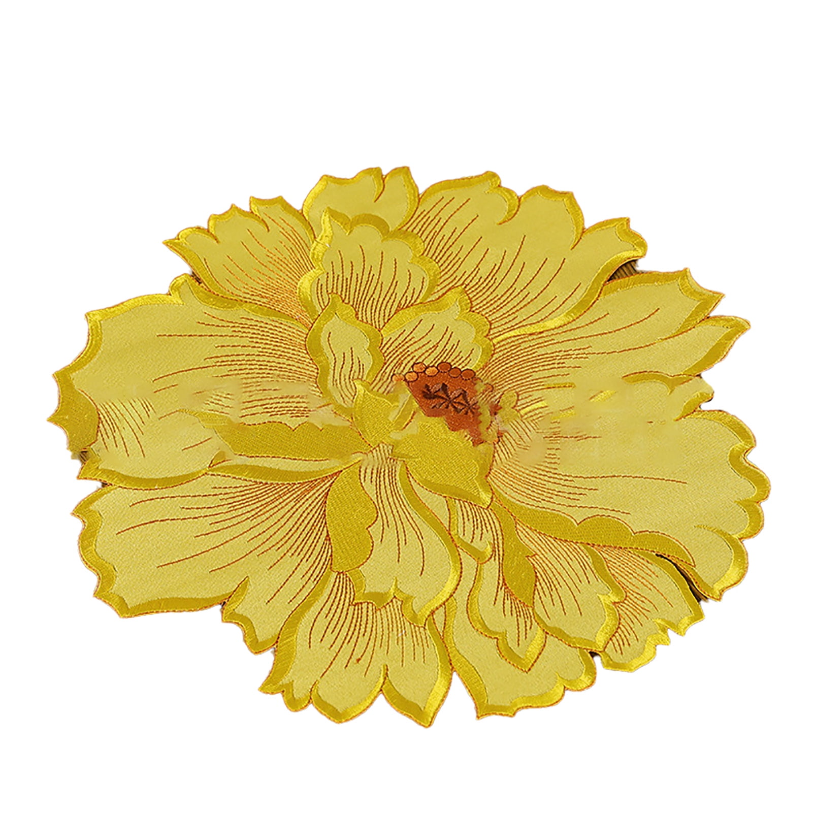 Papaba Placemat,Beautiful Flower Shape Placemat Exquisite Fine Texture  Polyester Dinner Mat for Home - Walmart.com