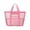 2#Pink, variant on Striped Mesh Beach Bag Large Capacity Multi-Functional Tote for Pool Travel Gym Outings(2#Blue)