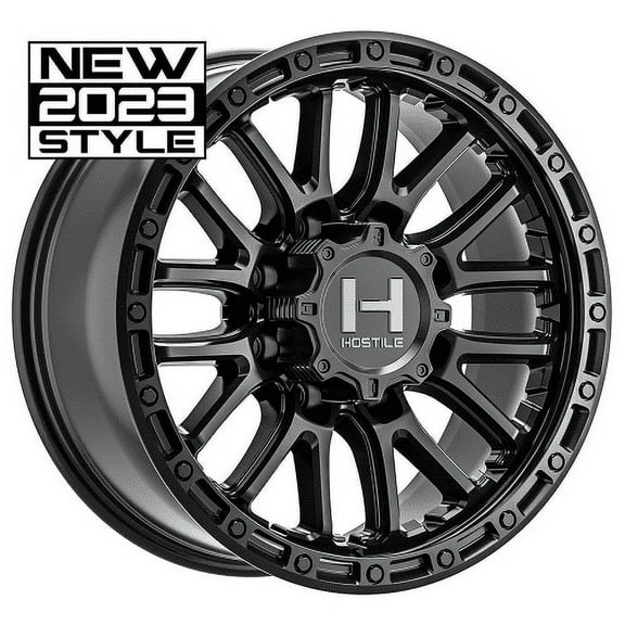 20x9 Hostile H135 Ridgecrest Asphalt (Satin Black) Wheel 8x170 (1mm)