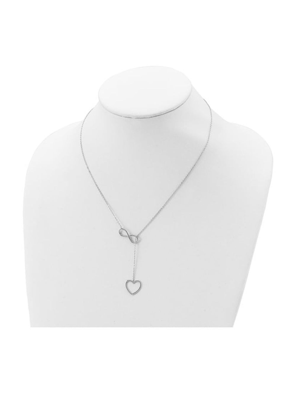 ★Hei★ sv925 heart Y drop necklace HE24SMNSW749XXFR DIAMOND HEART Y NECKLACE – SHAY JEWELRY