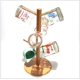 thumbnail image 3 of Soporte para taza Vhermosa de bambú con 6 ganchos, 3 of 6