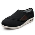 thumbnail image 2 of Plus Size Wide Walking Casual Shoes for Elderly  ,  Magic Tape Adjustable Shoes, 2 of 6