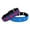 Blue, variant on Pet Collars 3D Dazzling Dog USB Charging LED Night Walking Necklace for Fashionable Light Up Accessory for Nighttime Outdoor Strolling,42 52 cm,Black