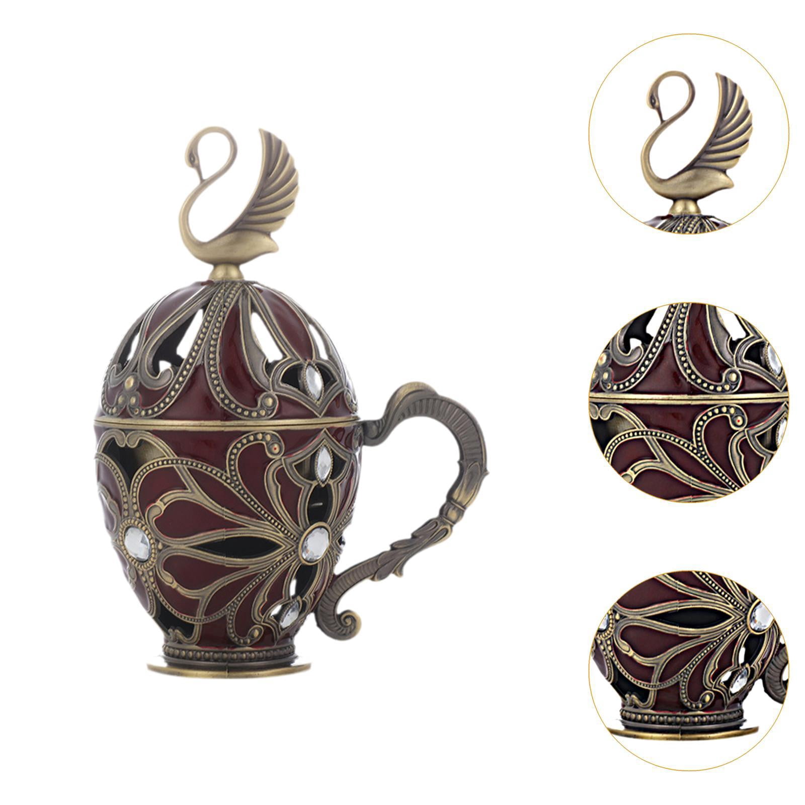 WLPZXP Incense Burner Unique Ash Catcher Censer Incense Stand Incense Holder for Sticks Red