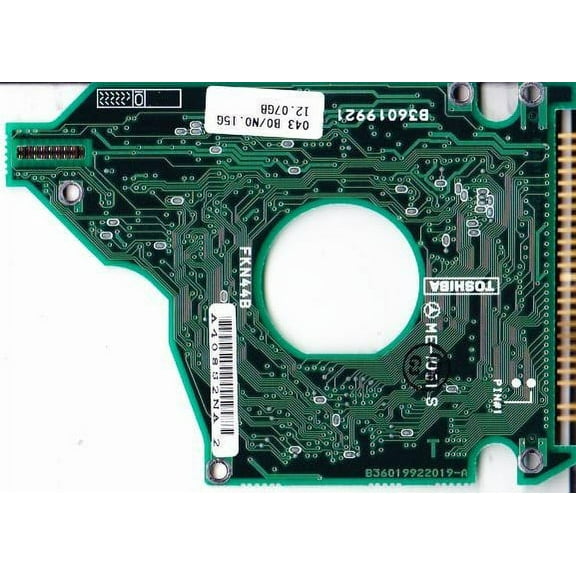 MK6014MAP, HDD2144 L ZE01, B36019922019-A, Toshiba 6GB IDE 2.5 PCB