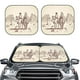 thumbnail image 2 of Balery Cowboys Riding Horses Parasol para parabrisas de coche de 2 piezas | Parasol plegable para parabrisas delantero de coche para la mayoría de sedanes-Large, 2 of 6