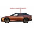 thumbnail image 2 of Tempered Driver Left Side Rear Door Window Glass Compatible with Lexus RZ300e RZ450e 2023-2025 Models, 2 of 5