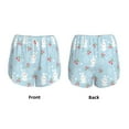 thumbnail image 5 of Picia Easter Rabbit Pattern Women's 2 in 1 Athletic Running Shorts High Waisted Workout Casual Gym Sweat Shorts with Comfy Liner Zipper Pockets-XX-Large, 5 of 9