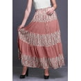 thumbnail image 2 of Bimba Jupes Maxi Imprimées pour Femmes Style Bohème Gypsy Longue Jupe en Coton, 2 of 5