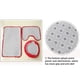 thumbnail image 3 of Matsuzay Paquete de 3 fundas de asiento suavidad multicolor gran decoración almohadilla de baño multiusos alfombrilla de baño suministros de baño Juegos de accesorios de baño Rojo Matsuzay HA066755-02, 3 of 6