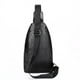 thumbnail image 4 of Bolso de pecho de cuero suave de PU de tendencia para hombres, bolso de hombro simple, bolso de mensajero de estilo de negocios informal a prueba de agua, 4 of 4
