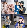 thumbnail image 4 of DolliBu Squirrel Monkey Police Officer Plush Toy - Soft Squirrel Monkey Cop Stuffed Animal Dress Up with Cute Cop Uniform and Cap Outfit -  12.5 Inches, 4 of 8