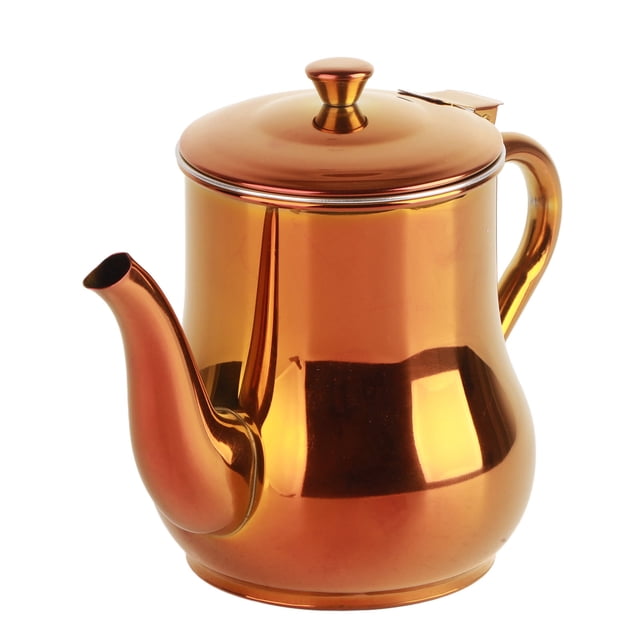 Universal Coffee Kettle, 500ml Coffee Tea Coffee Kettle Stainless Steel Material Duckbill Design Thicker Seasoning Containing Tea Pot Fit for Hotel Coffee Kitchen Cooker