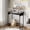 black, variant on Zenira Minimalist Steel Frame Computer Desk for Adults, Home Office & Study Table