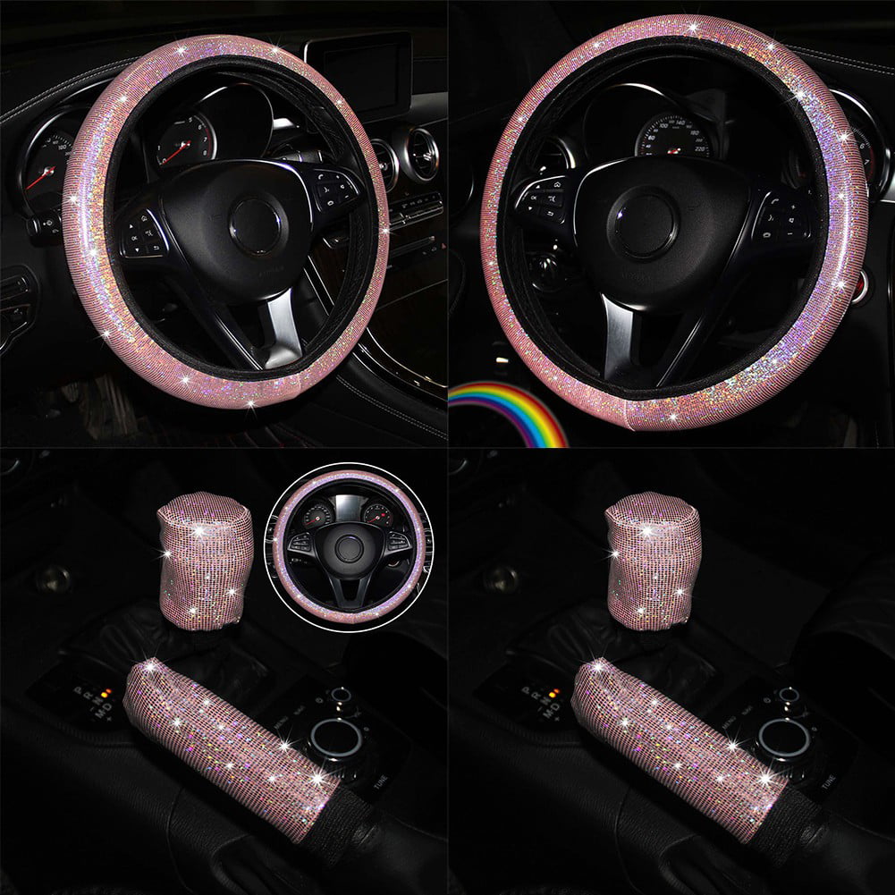 Car Handbrake Cover, Bling Crystal Rhinestone Dedicated Side Brake  Protective Cover, Diamond Inlaid Car Supplies Lever Cover, Auto Interior  Decoration Accessories Universal for Women Girls (Pink) - Yahoo Shopping