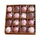 thumbnail image 4 of 16 adornos navideños de bolas con dijes colgantes de 6 cm para decoración navideña. Rosa, 4 of 9