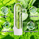 thumbnail image 4 of 3 piezas de conservantes de hierbas para refrigerador, conservantes frescos para refrigerador, almacenamiento de hierbas, cilantro, perejil, espárragos, 4 of 4