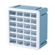 thumbnail image 3 of Organizador de cajones pequeño para escritorio, cajones de almacenamiento de escritorio, cajones de maquillaje, cuentas 24 celosías, 3 of 9